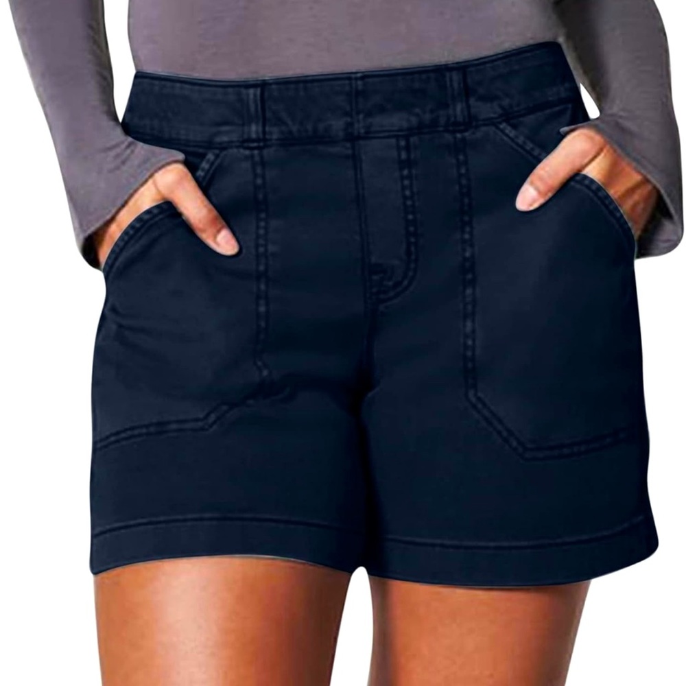 Nautica shorts - deep navy pull on full stretch w/pockets